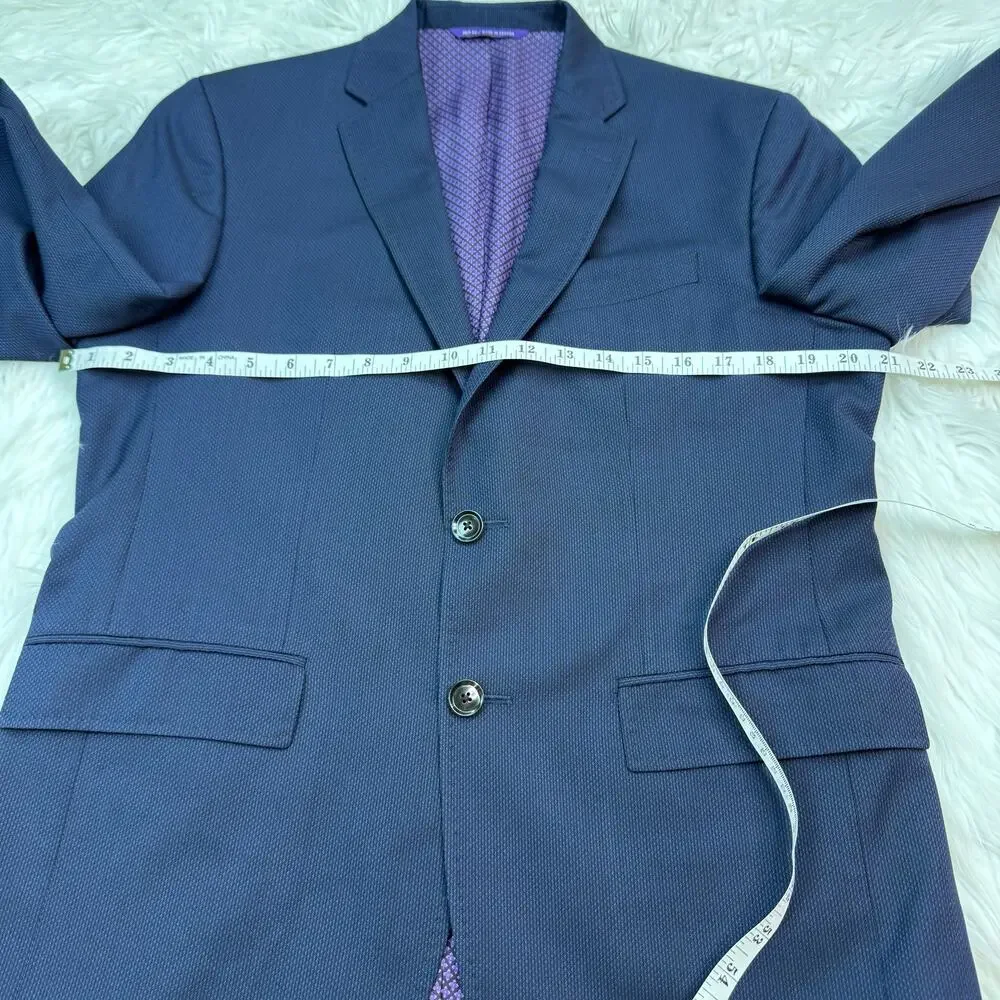 Ted Baker London Men's Endurance Jay Blazer Blue Stripe‎ & Check 40S - LOT OF 2